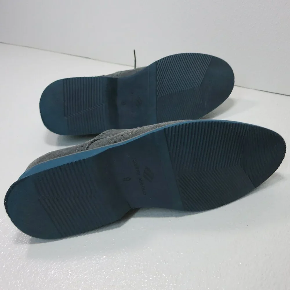 Joseph Abboud Wintip Oxfords Suede Leather Shoes Mens Dress Footwear Size 9 M